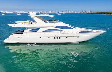 Miami Escape – 85ft Azimut 80 Carat Yacht Charter for Luxury Cruising 