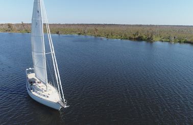 Sailing on Lake Pontchartrain with 52ft Shannon Sailing Yacht!