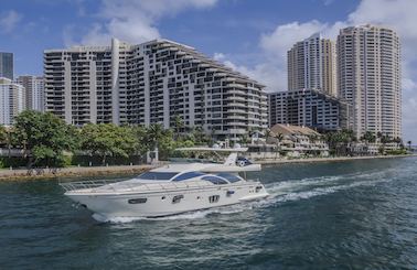80ft Luxury Yacht with 2 Jet Skis Included  in Miami. No Hidden Fees