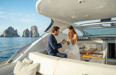 Marriage Proposal on a 48ft Rizzardi Motor Yacht in Capri 