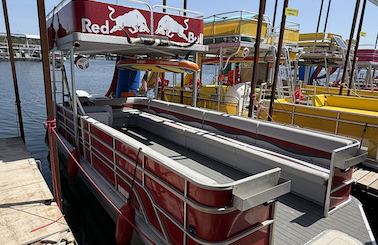 The Red Bull! 19 Passenger 29' Premier Double Deck Pontoon with slide in Volente