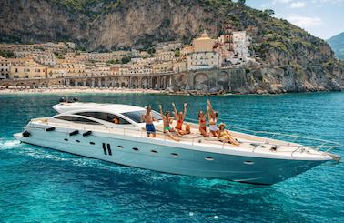 Luxury Pershing 62 Yacht Experience on Amalfi Coast