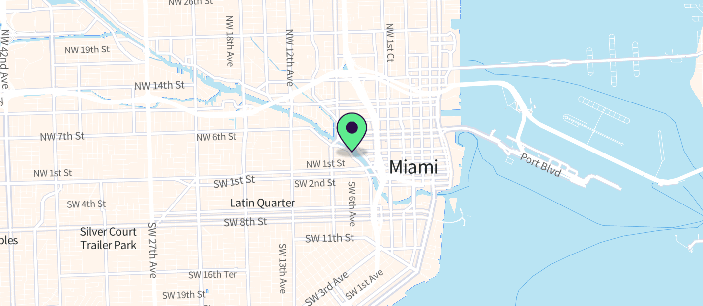 The boat's approximate location on a map